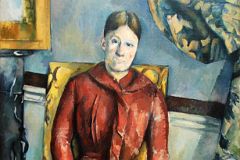 25 Madame Cezanne - Paul Cezanne 1888-90 - Robert Lehman Collection New York Metropolitan Museum Of Art